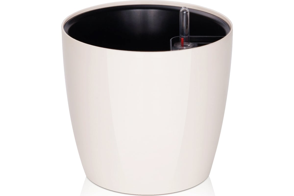 Цветочный горшок с автополивом АКИБИ КОМФОРТ 3.5 л, крем ПИ-25-11ТХ ...
