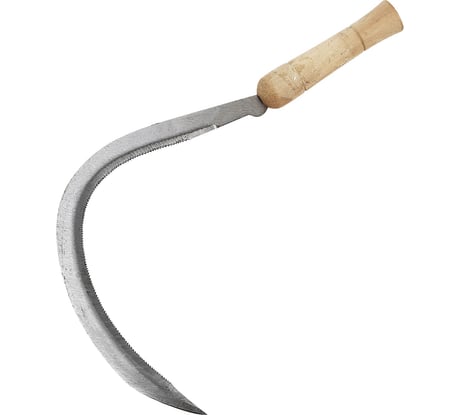 Усиленный серп САДОВИТА 450 мм, с деревянной ручкой 00061681