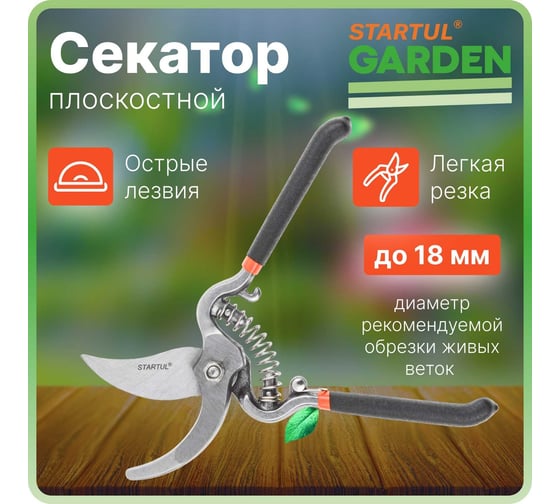 Плоскостной секатор STARTUL Garden ST6093-06