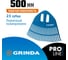 Веерные пластиковые грабли Grinda PROLine PP-23 421813 2