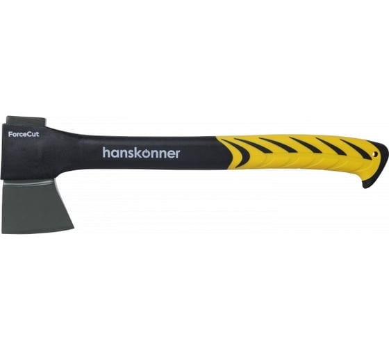 Кованый топор Hanskonner 650 г, фибергласовая рукоятка с TPE, PTFE покрытие HK1015-01-FB0650