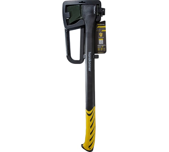 Кованый топор-колун Hanskonner 1000 г, фибергласовая рукоятка с TPE, PTFE покрытие HK1015-01-FB1000 1