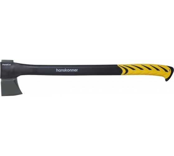 Кованый топор-колун Hanskonner 1000 г, фибергласовая рукоятка с TPE, PTFE покрытие HK1015-01-FB1000
