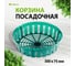 Посадочная круглая корзина СИБРТЕХ 300x75 мм 65076 2