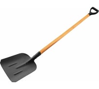 Совковая песочная лопата с ручкой Россия 281х233 мм, легированная сталь 77183 21922918