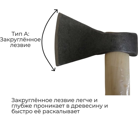 Кованый топор Агростройлидер Стандарт 0.6 кг А0 Т34