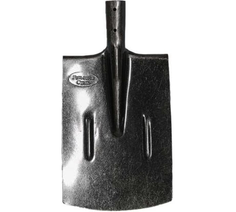 Копальная прямая лопата с ребрами жесткости Агростройлидер рельсовая сталь, без черенка САД-03.05