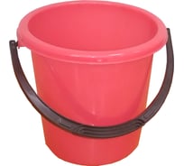 Ведро ООО Шеф Полимер 15 л, ПП, красное, без крышки PA/PP15R