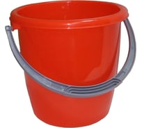 Ведро ООО Шеф Полимер 5 л, ПП, красное, без крышки PA/PP5R