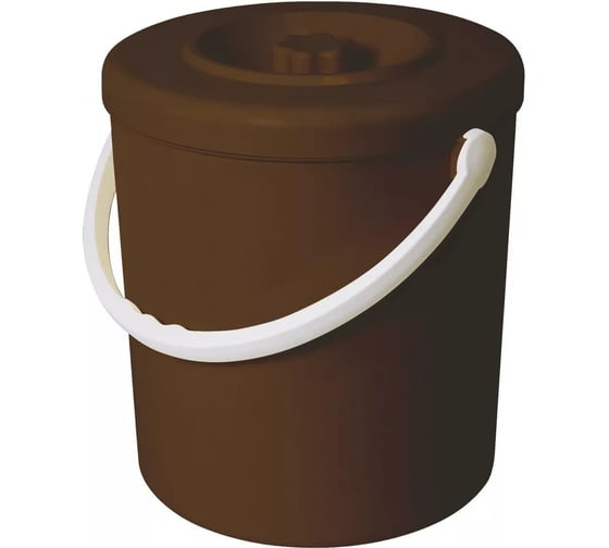 Ведро с крышкой Cosmoplast 15 л 2584