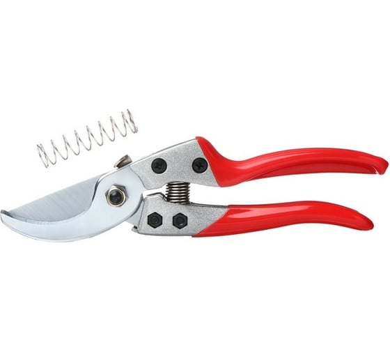 Секатор Greengo 9", 23 см рукоять, красный, пластик 3028466