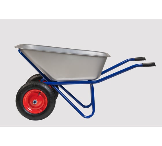 Строительная, двухколесная тачка Variant ПРОМО 110 л, 2 колеса 3.25/3.00-8, корыто 0.7 мм. 12110Пм