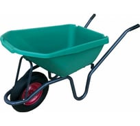 Строительная, двухколесная тачка Variant с ЦВЕТНЫМ ПЛАСТИКОВЫМ корытом, 2 колеса 4.80/4.00-8, 120 л. 12120ЗПК 11120ЗПК