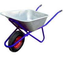 Строительная, одноколесная тачка Variant, ПРОМО 110л, колесо 4.80/4.00-8, грузоподъемность 180кг, корыто 0.7 мм. 11110П