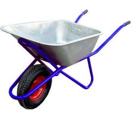 Строительная, одноколесная тачка Variant, ПРОМО 110л, колесо 4.80/4.00-8, грузоподъемность 180кг, корыто 0.7 мм. 11110П