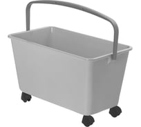 Прямоугольное ведро Apex 15 л, на колесиках 10430-A