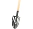 Облегченная штыковая лопата с металлической ручкой СКОБЯНОЙ нержавеющая сталь 009174 8