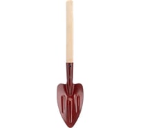 Посадочный совок СКОБЯНОЙ СП-2 деревянная ручка, полимерное покрытие 009013