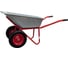 Двухколесная строительная тачка REDVERG RD-WB250RPU литое колесо 6665224 3