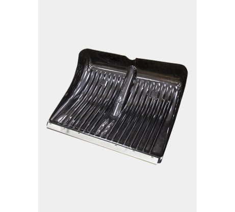 Снеговая лопата ЛЕТО Айсберг 500x400 мм, черная, без черенка 3500