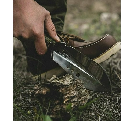 Многофункциональная ручная лопата Naturehike NH20GJ001 серебряная 6927595744666