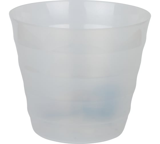 Пластиковый горшок с вкладкой liveingreen Лаура прозрачный, диам. 20 см ...