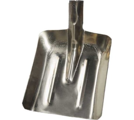 Совковая прямая лопата ООО Агростройлидер нержавеющая сталь, без черенка САД-02.07