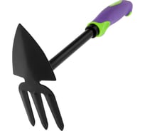 Комбинированная стальная мотыжка PALISAD 75x300 мм, обрезиненная эргономичная рукоятка LSR1 62062