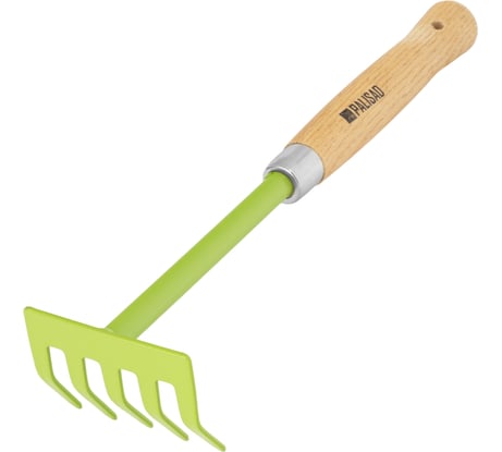 Грабли 5 зубьев, PALISAD 90 мм,деревянная рукоятка 340 мм// 61755