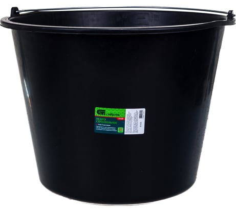 Строительное пластмассовое ведро на 20 л СИБРТЕХ 81435