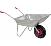 Садовая одноколесная тачка ЛЕТО 130кг, кузов 60л, пневматическое колесо с камерой 3.50-6 7384