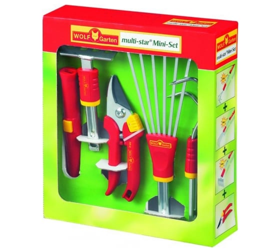 Мини-набор Wolf-Garten P 435 LJ-M/LD-M/LA-M/RR-E/ZM03 3733635 1