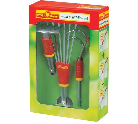 Мини-набор Wolf-Garten P 224 LJ-M/LD-M/LA-M/ZM03 3732624