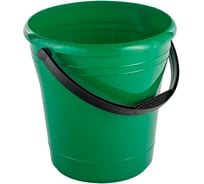 Ведро ELLASTIK-PLAST Элластик 12 л, зеленое VEDAL12ЗЕЛ