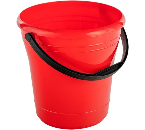 Ведро ELLASTIK-PLAST Элластик 12 л, красное VEDAL12КР 1