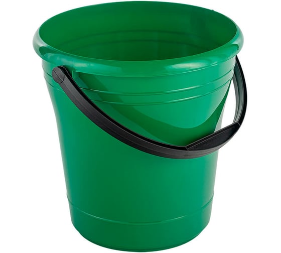 Ведро ELLASTIK-PLAST Элластик 8 л, зеленое VEDAL8ЗЕЛ