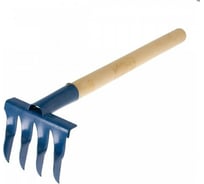 Грабли Рустрейд 4-х зубые, витые, эмаль, с черенком ГВ-4 СИ-00077