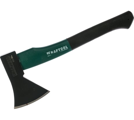 Плотницкий топор KRAFTOOL с эргономичной двухкомпонентной фиберглассовой рукояткой, длина 360мм, 0,6 кг 20650-06