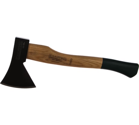 Плотницкий топор KRAFTOOL с особопрочной рукояткой из американского орешника Hickory, длина 360 мм, 0,6 кг 20653-06