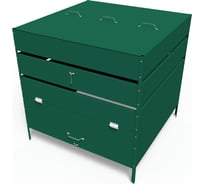 Оцинкованный компостер Благо 100x100x100 см 105713