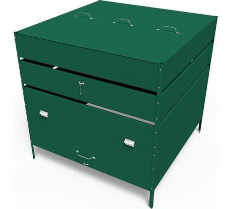 Оцинкованный компостер Благо 100x100x100 см 105713