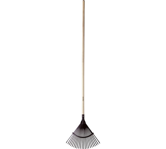 Веерные грабли для листьев Fiskars Classic черные 1001586