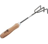 Рыхлитель ON 3 зуба, порошковая покраска, деревянная ручка 24-06-026