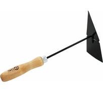 Мотыжка + бороздовик ON порошковая покраска, деревянная ручка 24-06-035