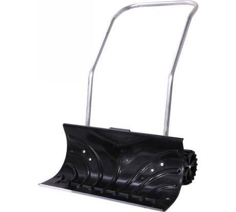 Пластиковый движок для уборки снега РемоКолор на колесиках, 650x340 мм 69-0-701