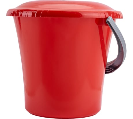 Ведро Martika Либерти 3 л, с крышкой, красное С601ККРА