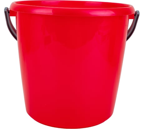 Ведро Martika Соло 10 л, перламутровое красное С633КРА