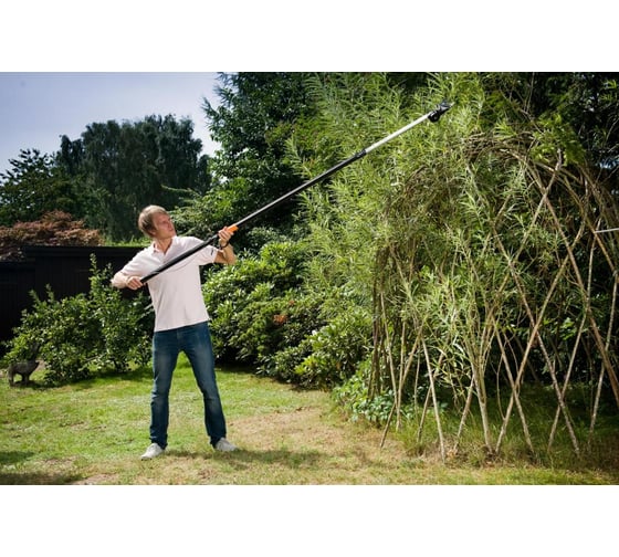 Телескопический сучкорез Fiskars 115560 + пила для сучьев Fiskars 110950 115562