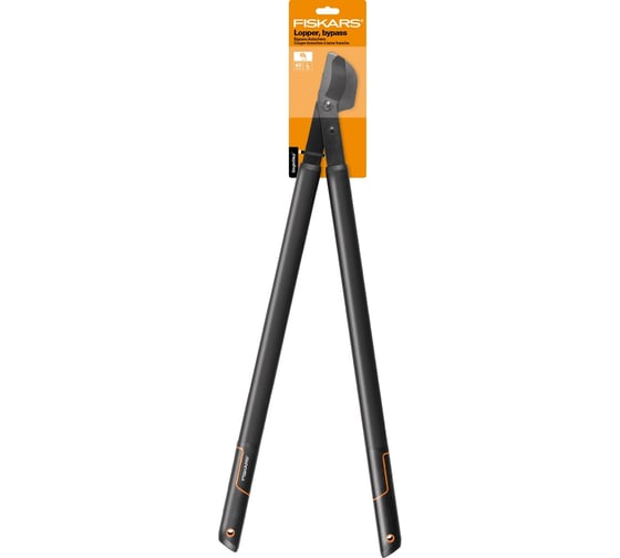 Большой плоскостной сучкорез Fiskars L 38 1001426 (112460) с загнутыми лезвиям