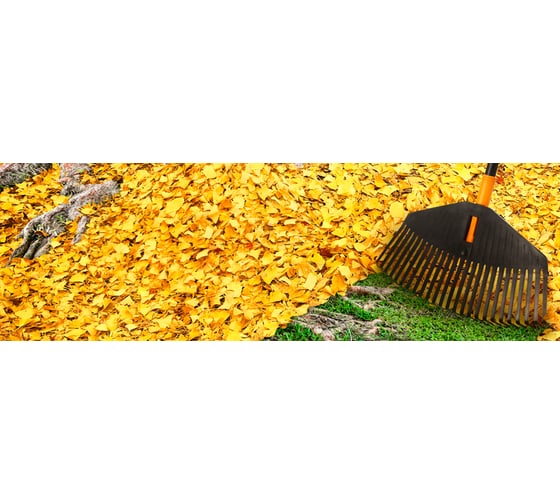 Грабли для листьев средние Fiskars 135026